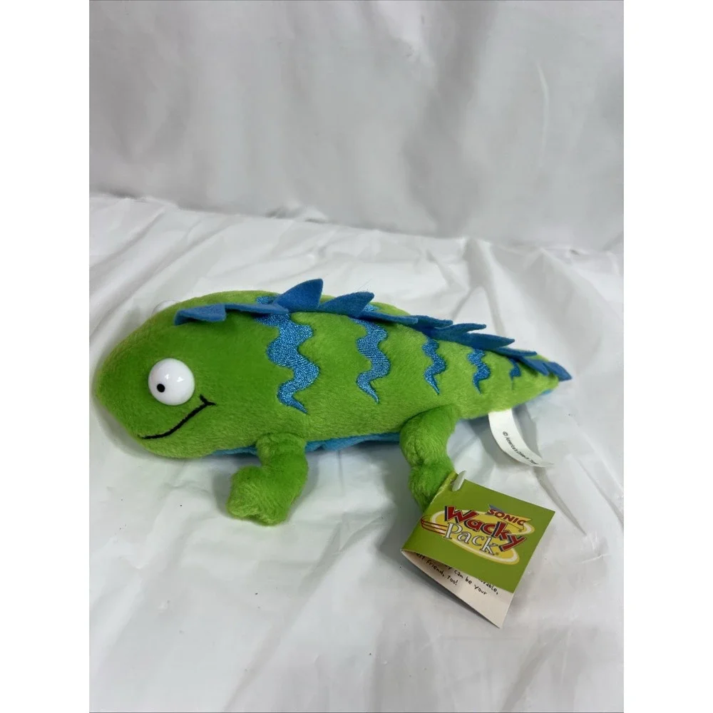 Vintage 2002 Sonic Wacky Pack Green lizard‎ Paco
